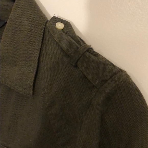 Banana Republic olive button down - Picture 2 of 4